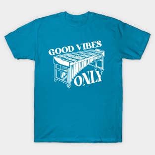 Vintage Good Vibes Only // Funny Vibraphone Player // High School Marching Band T-Shirt